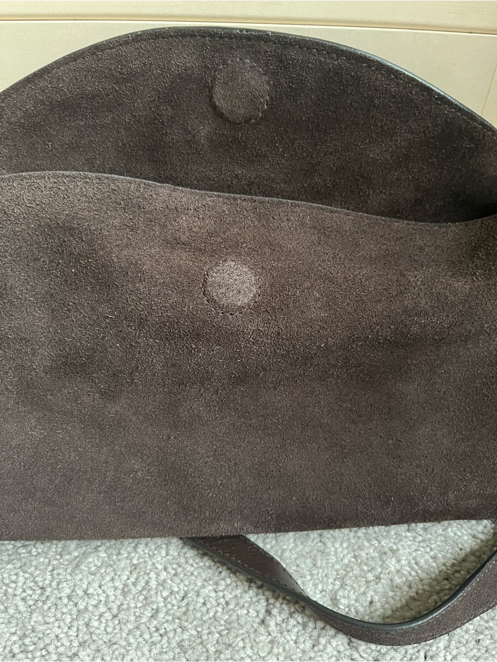 NWT MADEWELL Genuine Suede Leather Date Night Shoulder Bag - Picture 8 of 9